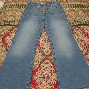 Boho Bell Bottom Jeans